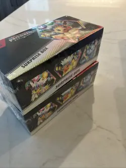 (1) NEW Pokemon TCG Scarlet & Violet Prismatic Evolutions Surprise Box SEALED - Image 5
