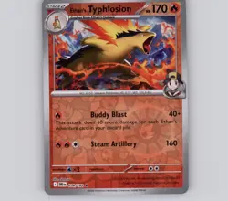 Ethan's Typhlosion 034/182 Reverse Holo R Destined Rivals NM Pokemon - Image 1