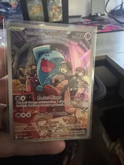Pokemon TCG Team Rockets Wobbuffet 203 Destined Rivals Promo NM - Image 1