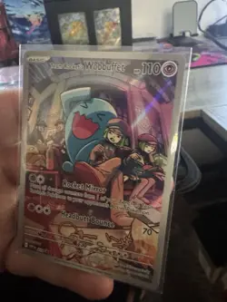 Pokemon TCG Team Rockets Wobbuffet 203 Destined Rivals Promo NM - Image 2
