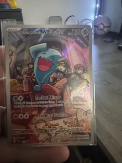 Pokemon TCG Team Rockets Wobbuffet 203 Destined Rivals Promo NM - Image 3