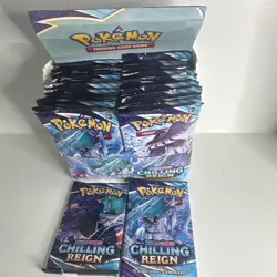 Pokemon TCG Sword & Shield Chilling Reign Booster Box Display (1 Box/34 packs) - Image 4