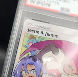 Pokemon 2019 Hidden Fates Jessie & James 68/68 Full Art Holo PSA 10 - Image 4