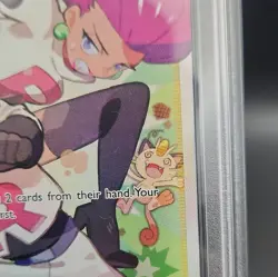 Pokemon 2019 Hidden Fates Jessie & James 68/68 Full Art Holo PSA 10 - Image 5