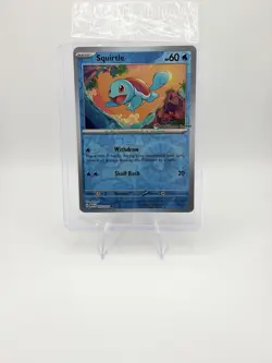 Pokemon TCG Squirtle 007/165 Promo Pokemon Center Exclusive SEALED - Image 1