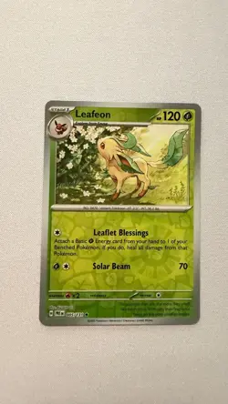 Leafeon (Cosmo Promo) 005/131 Holo Rare Prismatic Evolutions Pokemon Near Mint - Image 1