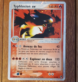 Nintendo Typhlosion ex Holo Rare French EX Unseen Forces 2004 160 HP 99/100 - Image 1