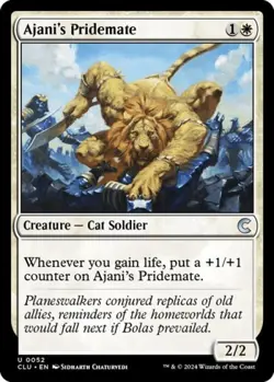 Ajani's Pridemate - Light Play MTG Ravnica: Clue Edition - Image 1