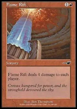 Flame Rift - Medium Play MTG Nemesis - Image 1