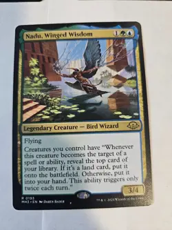 MTG - Nadu, Winged Wisdom - Modern Horizons 3 - Image 1