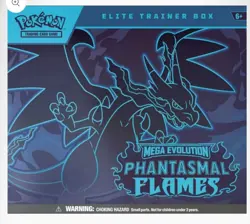Mega Evolution Phantasmal Flames Pokemon Elite Trainer Box Presale! ✅ FAST 🚚💨 - Image 1