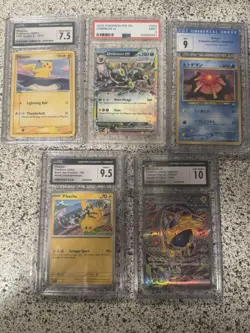 POKEMON LOT OF GRADED SLABS !! BELOW MARKET - Image 1