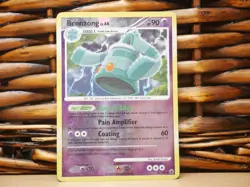 Pokemon BRONZONG 16/100 REVERSE HOLO RARE | HP Heavy Play | Majestic Dawn | 2008 - Image 1