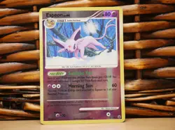 Pokemon ESPEON 18/100 REVERSE HOLO RARE | HP Heavy Play | Majestic Dawn | 2008 - Image 1