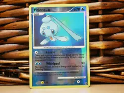Pokemon PHIONE 27/100 REVERSE HOLO RARE | MP Played | Majestic Dawn | 2008 - Image 1