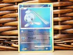 Pokemon PHIONE 27/100 REVERSE HOLO RARE | LP Light Play | Majestic Dawn | 2008 - Image 1