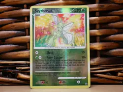 Pokemon SCYTHER 46/100 REVERSE HOLO | HP Heavy Play | Majestic Dawn | 2008 - Image 1