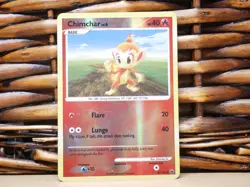 Pokemon CHIMCHAR 56/100 REVERSE HOLO | HP Heavy Play | Majestic Dawn | 2008 - Image 1