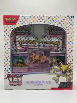 Pokemon TCG Scarlet & Violet Pokemon 151 Alakazam Ex Collection NEW SEALED - Image 1