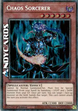 CHAOS SORCERER (Stregone Del Chaos) • Rara Starlight • MP25 EN019 • 1Ed • Yugioh - Image 1