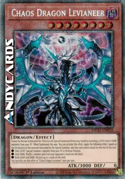 CHAOS DRAGON LEVIANEER • Rare Starlight • MP25 EN035 • 1Ed • Yugioh! - Image 1