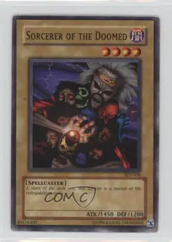 Sorcerer of the Doomed Unlimited YuGiOh Starter Deck Yugi #SDY-038 2002 READ - Image 1