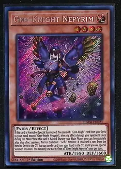 Gem-Knight Nepyrim - BLMM-EN021 - Secret Rare - 1st Edition - Yugioh - Image 1