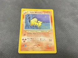 Pokemon Card Light Ninetales 50/105 Neo Destiny Uncommon Regular WOTC 2000 HP - Image 2