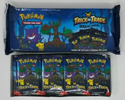 NEW SEALED 80 Pack Pokemon Cards Trick Or Trade Booster Bundle for 2024 LIMITED - Image 2