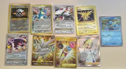 Pokemon TCG Card Bundle x 9 Mixed sets and condition. Vintage/Modern - Image 1