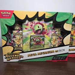 Pokemon TCG Ascended Heroes Mega ex Box Lot Meganium & Emboar 2 Box Bundle - Image 2