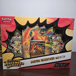 Pokemon TCG Ascended Heroes Mega ex Box Lot Meganium & Emboar 2 Box Bundle - Image 4