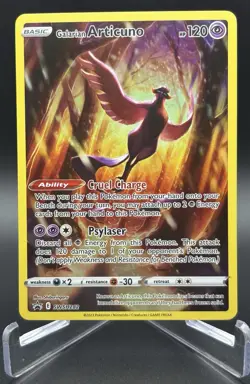 Pokemon TCG Crown Zenith Galarian Moltres, Articuno, Zapdos Black Star Promos NM - Image 4