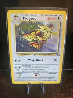 The Pokemon Company Pidgeot 08/64 Jungle Holo Rare Unlimited English 1999 - Image 3