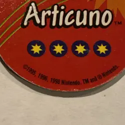 1999 Pokemon Battle Disc Pog – Articuno #144 – Nintendo Vintage NM - Image 5