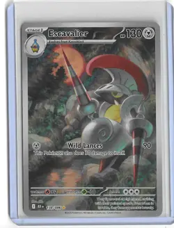 Pokemon Escavalier Sv: Black Bolt 138/086 Illustration Rare Holo NM - Image 1