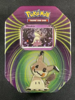Pokemon Cards Mimikyu Knockout Tin Sealed Evolving Skies Fusion Strike Brilliant - Image 1