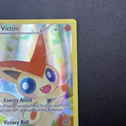 Victini XY117 NM Rare Full Art TCG Pokemon 2016 Pokemon Black Star XY Promo - Image 3
