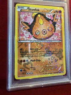 Stunfisk RC12/25 2013 Pokemon B&W Legendary Treasures Radiant Collection — PSA 8 - Image 3