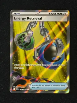 Pokemon Energy Retrieval 108/086 Me04: Chaos Rising Holo (NM Pack Fresh) - Image 1