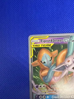 The Pokemon Company Espeon & Deoxys GX TAG TEAM 72/236 260HP 2019 - Image 5
