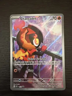 Pokemon Charcadet 022 Promo from Phantasmal Flames ETB - Image 1