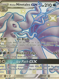 Pokemon TCG Hidden Fates Alolan Ninetales GX Sv53/Sv94 Pack Fresh - Image 2