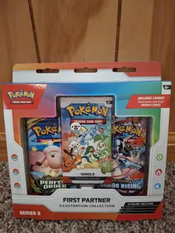 Pokemon TCG: First Partner Illustration Collection Series 2 Box Brand New Sealed - Image 1