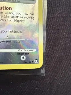 Happiny 52/123 Mysterious Treasures Reverse Holo - 2007 Pokemon TCG PKMN - LP - Image 4