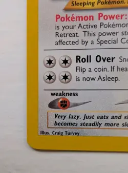 Snorlax 49 Black Star Promo - Pokemon TCG - NM - Wizards WOTC 2002 - Image 5