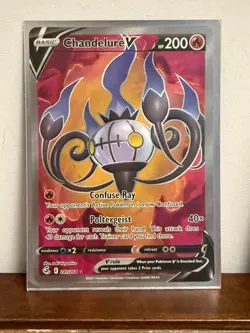 Pokemon TCG Pokemon Chandelure V Ultra Rare Holo - Image 1