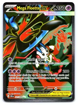 Mega Floette ex 101/086 Ultra Rare Chaos Rising Pokemon Holo Near Mint - Image 1