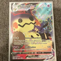 Pokemon TCG Mimikyu VMAX TG17/TG30 Brilliant Stars TG Ultra Rare Holo Eng - Image 1