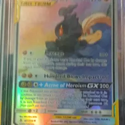 Lucario & Melmetal GX 120/214 Unbroken Bonds TAG TEAM GX Holo Ultra Rare EN - Image 1